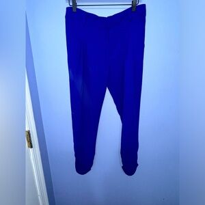 Parker Blue Ruched Leg Women’s Trousers Pants Pleated Size‎ 6